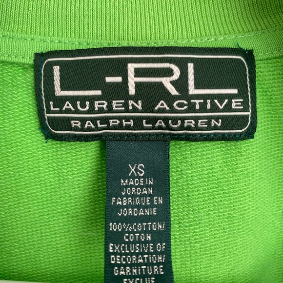 VINTAGE Lauren Ralph Lauren active zip up. Size XS - Picture 7 of 8